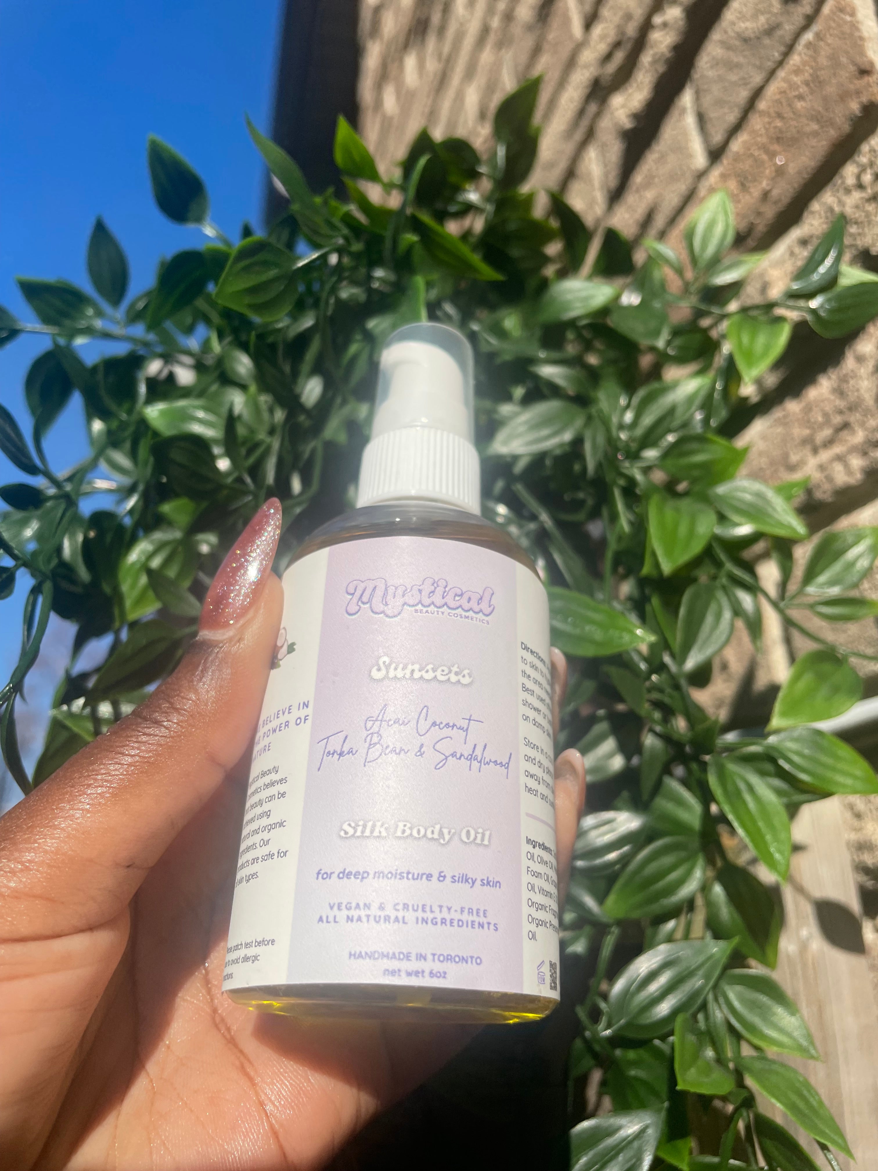 “Sunsets” Silk Body Oil