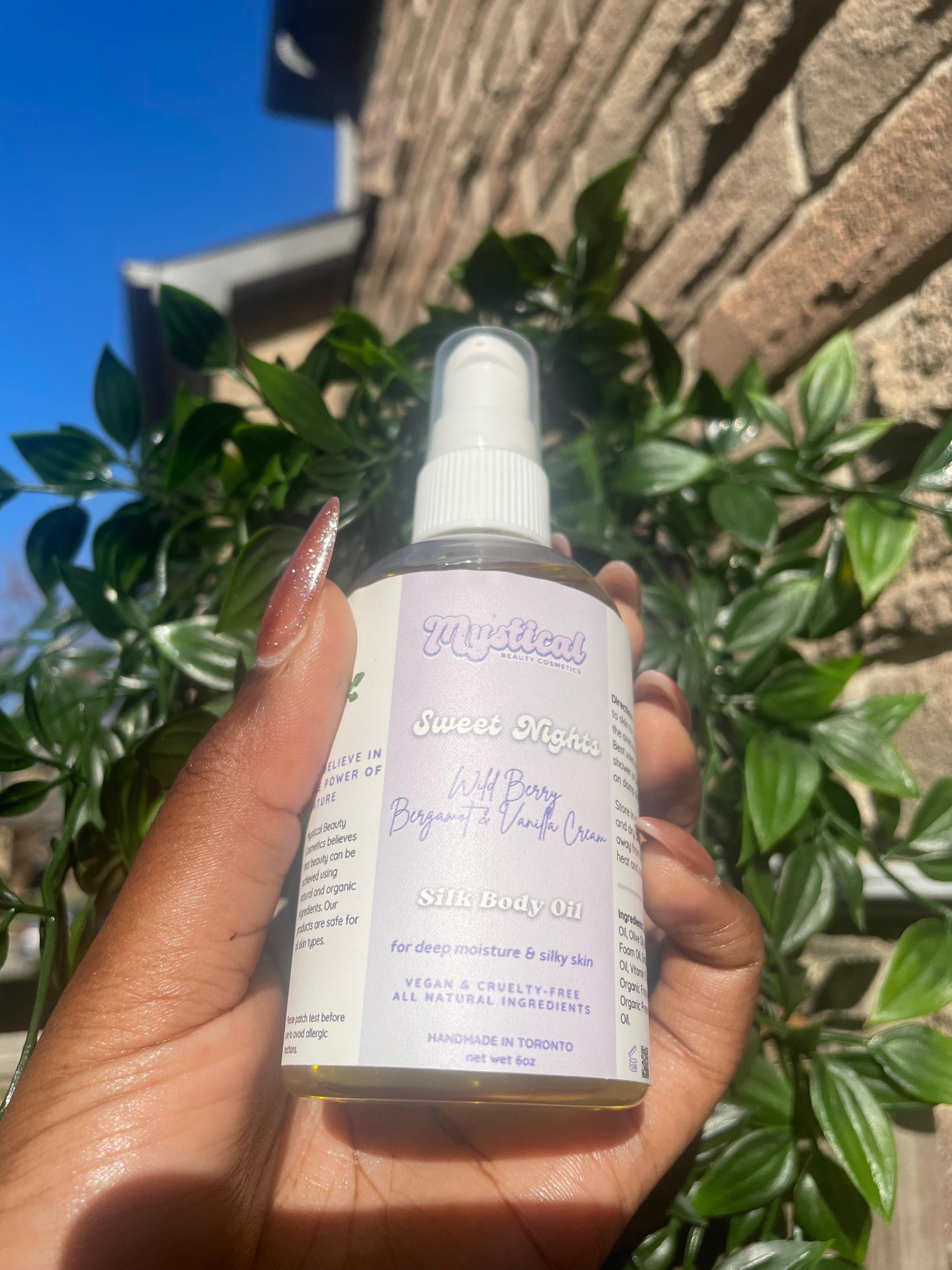 “Sweet Nights” Silk Body Oil